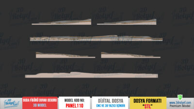 Panel110 - Buda Figürlü Duvar Dekoru Cnc Oyma için 3D Model - Görsel 4